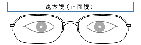 遠方視(正面視)