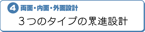 C両面・内面・外面設計 〜3つのタイプの累進設計〜